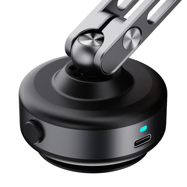 Universal Magnetic Car Phone Holder Mount with Vacuum Suction, Foldable 360° Rotation Compatible with IPhone & Samsung