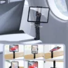 Eary Airplane Travel Essentials Phone Holder Universal Handsfree Phone Mount Stand for Flying Desk with 360°Rotation Pocket Size