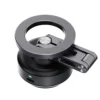 Universal Magnetic Car Phone Holder Mount with Vacuum Suction, Foldable 360° Rotation Compatible with IPhone & Samsung