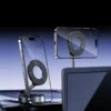 Magnetic Car Phone Holder Mount - 360° Rotation & Foldable Design, Super Strong Vacuum Suction for IPhone/Samsung/Huawei