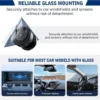 Car Electric Vacuum Suction Cup & Magnetic Wireless Charger Phone Holder 360° Rotation For Magsafe iPhone 16 15 14 13 12 Pro Max