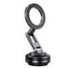 Universal Magnetic Car Phone Holder Mount with Vacuum Suction, Foldable 360° Rotation Compatible with IPhone & Samsung