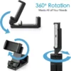 Airplane Phone Holder Stand Cell Mobile Portable Travel Mount Desk Flight Foldable Rotatable Selfie Holding Train Seat Support