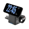 2025 New Automatic Touch Magnetic Multi-function 3 in 1 Wireless Charger for Iphone 16 15 14 13 Pro Max Iwatch Airpods Charger